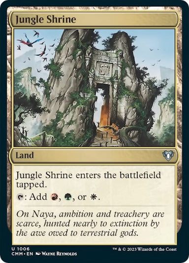 Image for Jungle Shrine (1006) (Commander Masters) - Magic: The Gathering