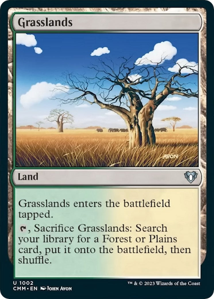 Image for Grasslands (1002) (Commander Masters) - Magic: The Gathering