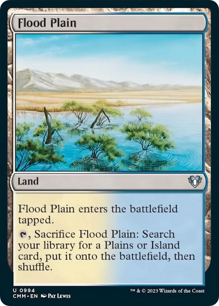 Image for Flood Plain (994) (Commander Masters) - Magic: The Gathering