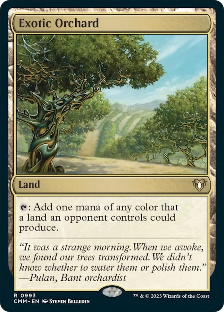 Image for Exotic Orchard (993) (Commander Masters) - Magic: The Gathering