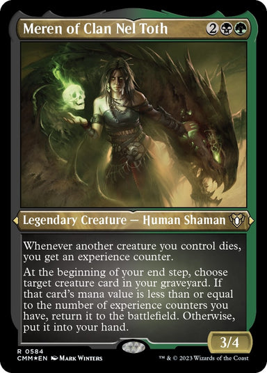 Image for Meren of Clan Nel Toth (Foil Etched) (584) (Commander Masters) - Magic: The Gathering