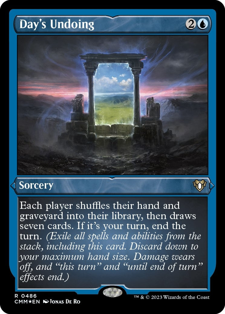 Image for Day's Undoing (Foil Etched) (486) (Commander Masters) - Magic: The Gathering