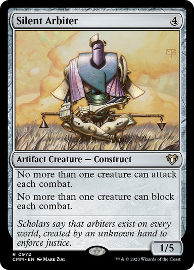 Image for Silent Arbiter (972) (Commander Masters) - Magic: The Gathering