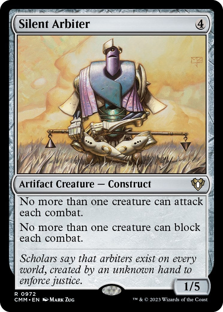Image for Silent Arbiter (972) (Commander Masters) - Magic: The Gathering