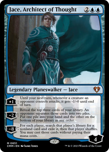 Image for Jace, Architect of Thought (851) (Commander Masters) - Magic: The Gathering