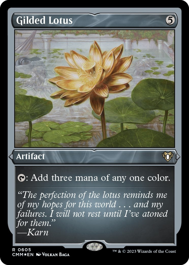 Image for Gilded Lotus (Foil Etched) (605) (Commander Masters) - Magic: The Gathering