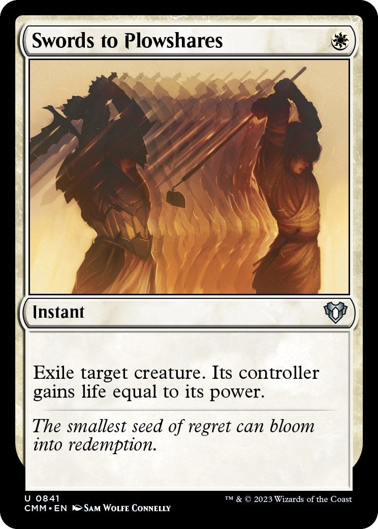 Image for Swords to Plowshares (841) (Commander Masters) - Magic: The Gathering