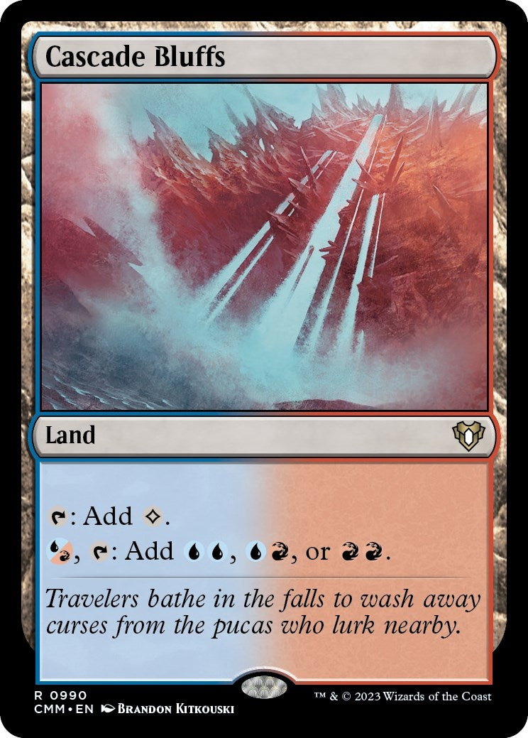 Image for Cascade Bluffs (990) (Commander Masters) - Magic: The Gathering