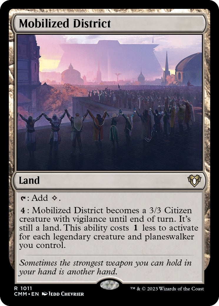 Image for Mobilized District (1011) (Commander Masters) - Magic: The Gathering