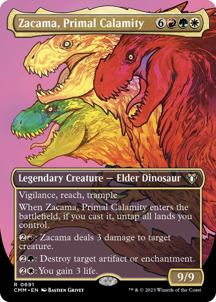 Image for Zacama, Primal Calamity (Borderless) (691) (Commander Masters) - Magic: The Gathering