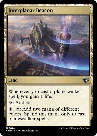 Image for Interplanar Beacon (1004) (Commander Masters) - Magic: The Gathering