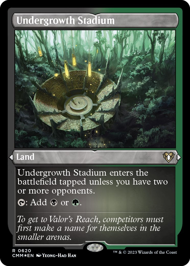 Image for Undergrowth Stadium (Foil Etched) (620) (Commander Masters) - Magic: The Gathering