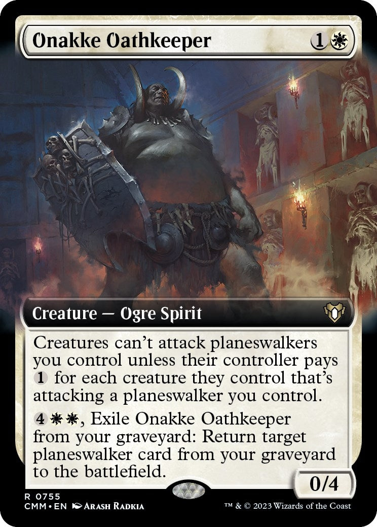 Image for Onakke Oathkeeper (Extended Art) (755) (Commander Masters) - Magic: The Gathering