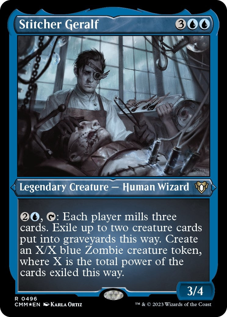 Image for Stitcher Geralf (Foil Etched) (496) (Commander Masters) - Magic: The Gathering