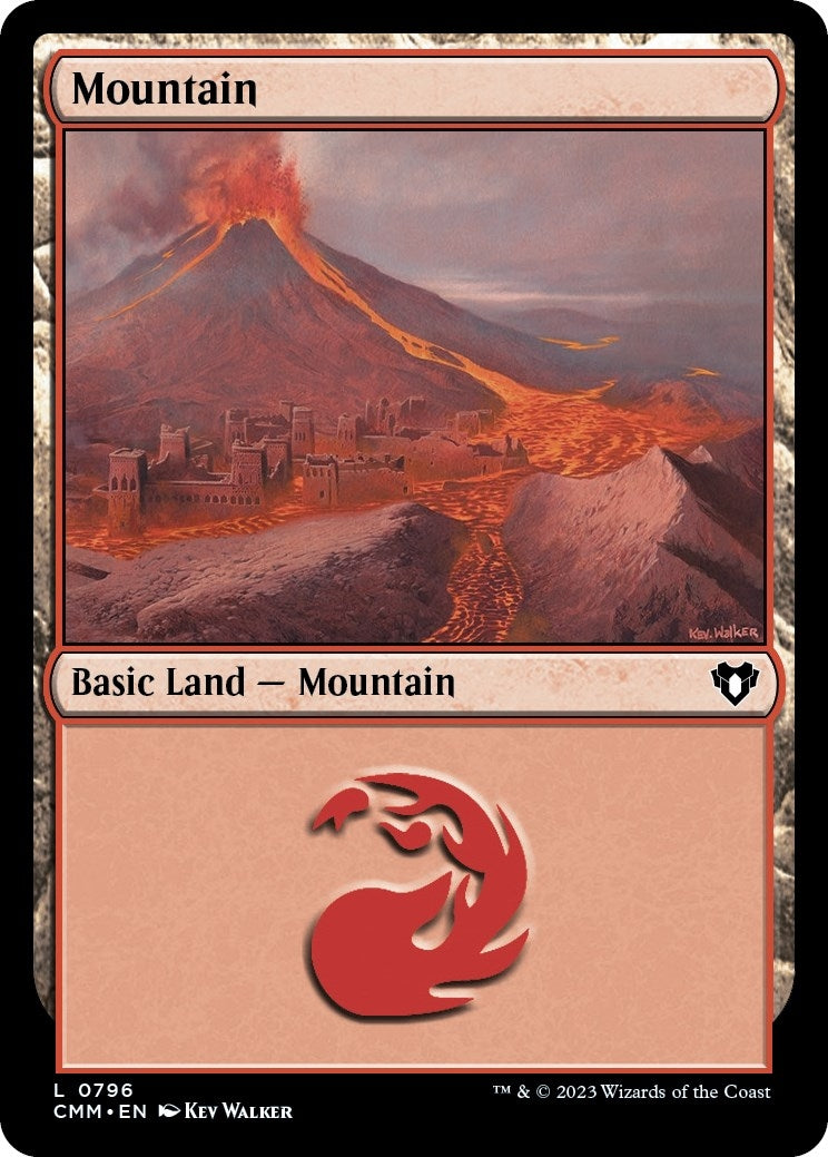 Image for Mountain (0796) (796) (Commander Masters) - Magic: The Gathering