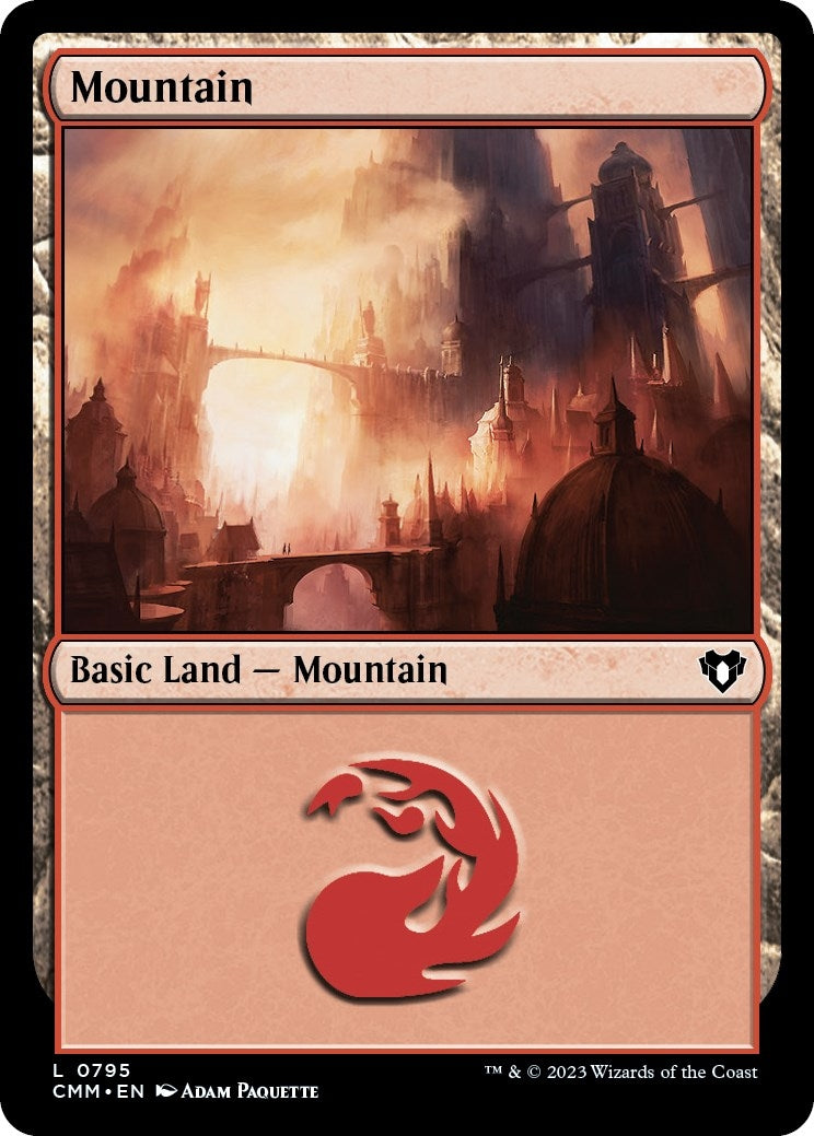 Image for Mountain (0795) (795) (Commander Masters) - Magic: The Gathering
