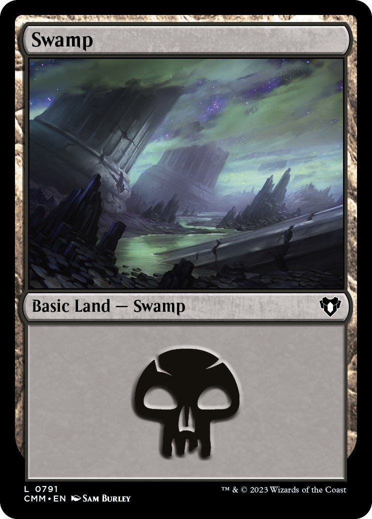 Image for Swamp (0791) (791) (Commander Masters) - Magic: The Gathering