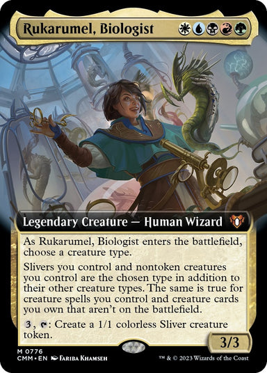 Image for Rukarumel, Biologist (Extended Art) (776) (Commander Masters) - Magic: The Gathering