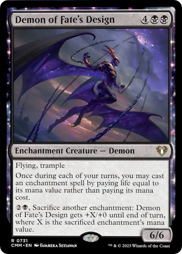 Image for Demon of Fate's Design (731) (Commander Masters) - Magic: The Gathering