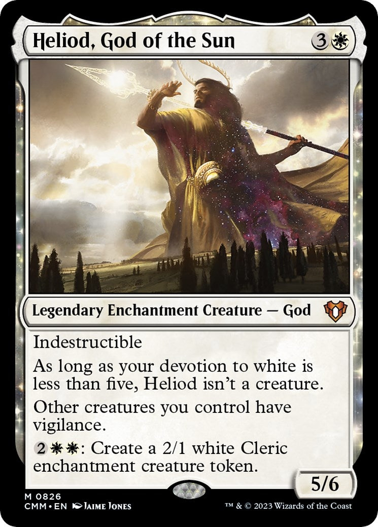 Image for Heliod, God of the Sun (826) (Commander Masters) - Magic: The Gathering