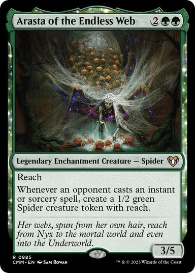 Image for Arasta of the Endless Web (885) (Commander Masters) - Magic: The Gathering