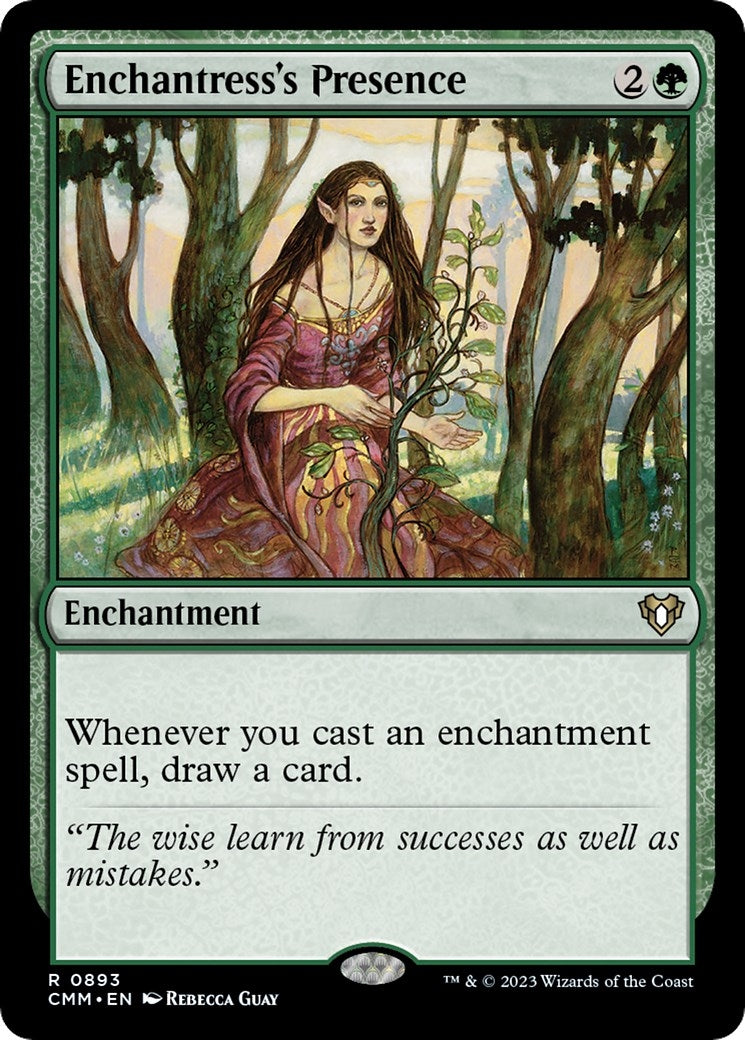 Image for Enchantress's Presence (893) (Commander Masters) - Magic: The Gathering