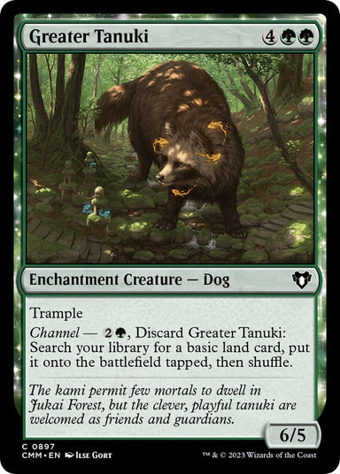 Image for Greater Tanuki (897) (Commander Masters) - Magic: The Gathering