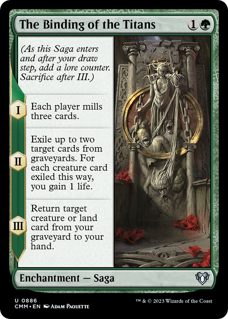 Image for The Binding of the Titans (886) (Commander Masters) - Magic: The Gathering