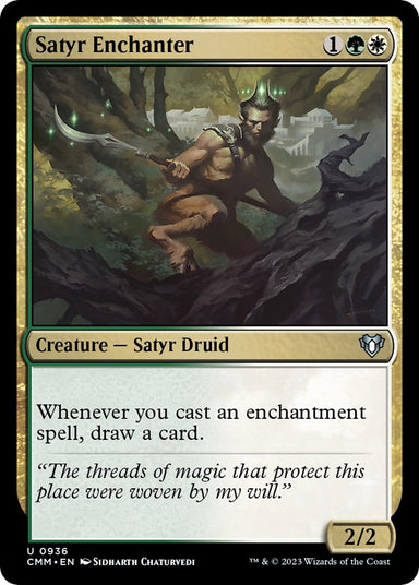 Image for Satyr Enchanter (936) (Commander Masters) - Magic: The Gathering