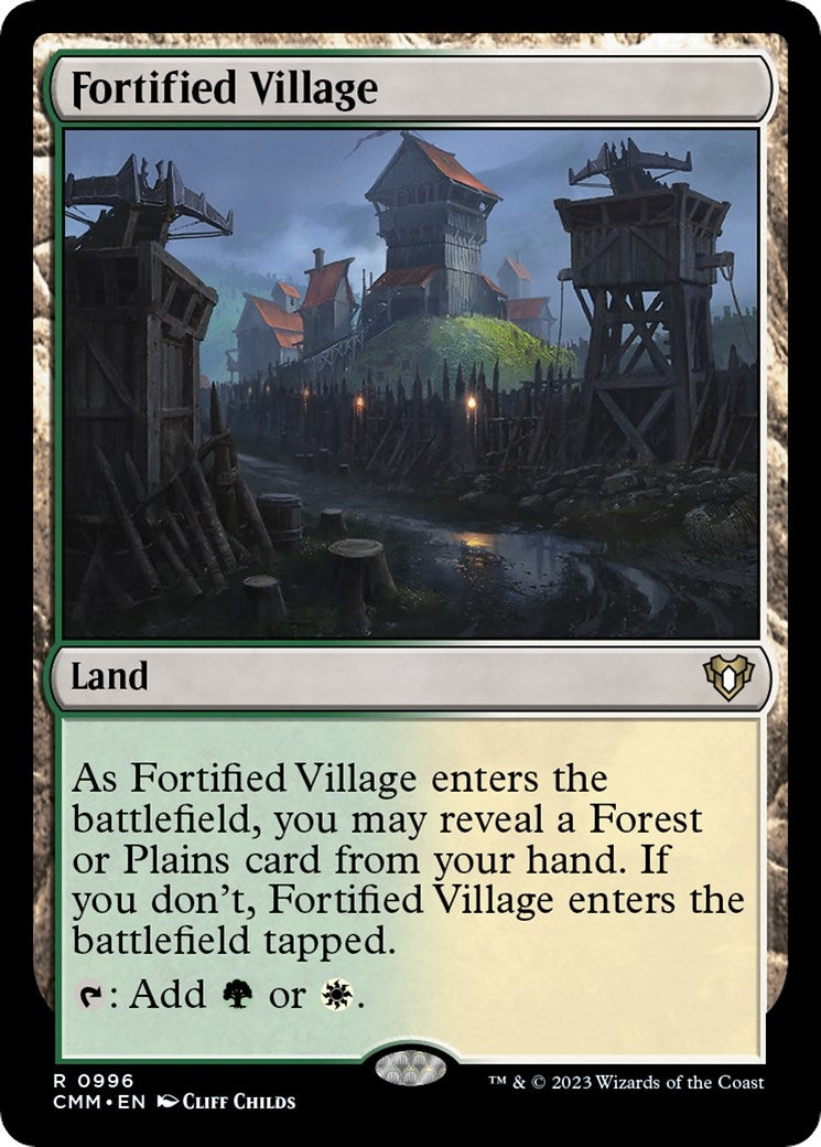 Image for Fortified Village (996) (Commander Masters) - Magic: The Gathering
