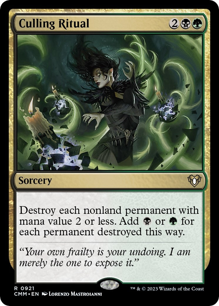Image for Culling Ritual (921) (Commander Masters) - Magic: The Gathering