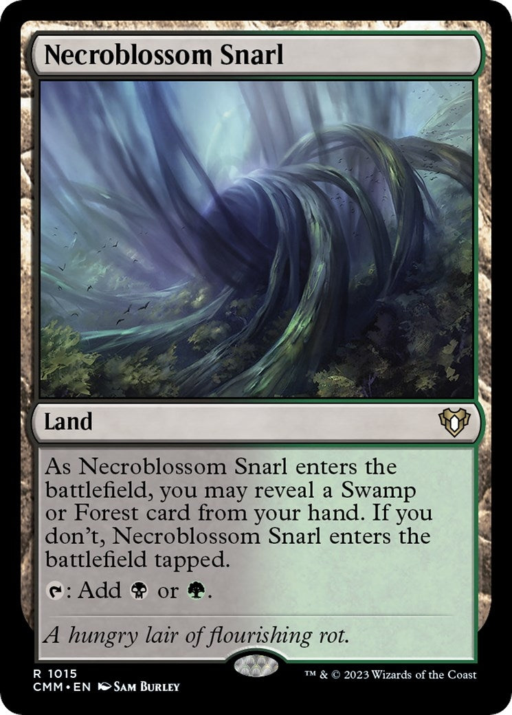 Image for Necroblossom Snarl (1015) (Commander Masters) - Magic: The Gathering