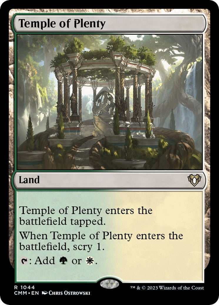 Image for Temple of Plenty (1044) (Commander Masters) - Magic: The Gathering