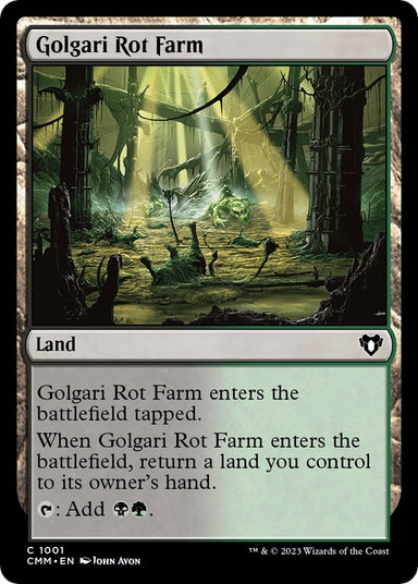 Image for Golgari Rot Farm (1001) (Commander Masters) - Magic: The Gathering