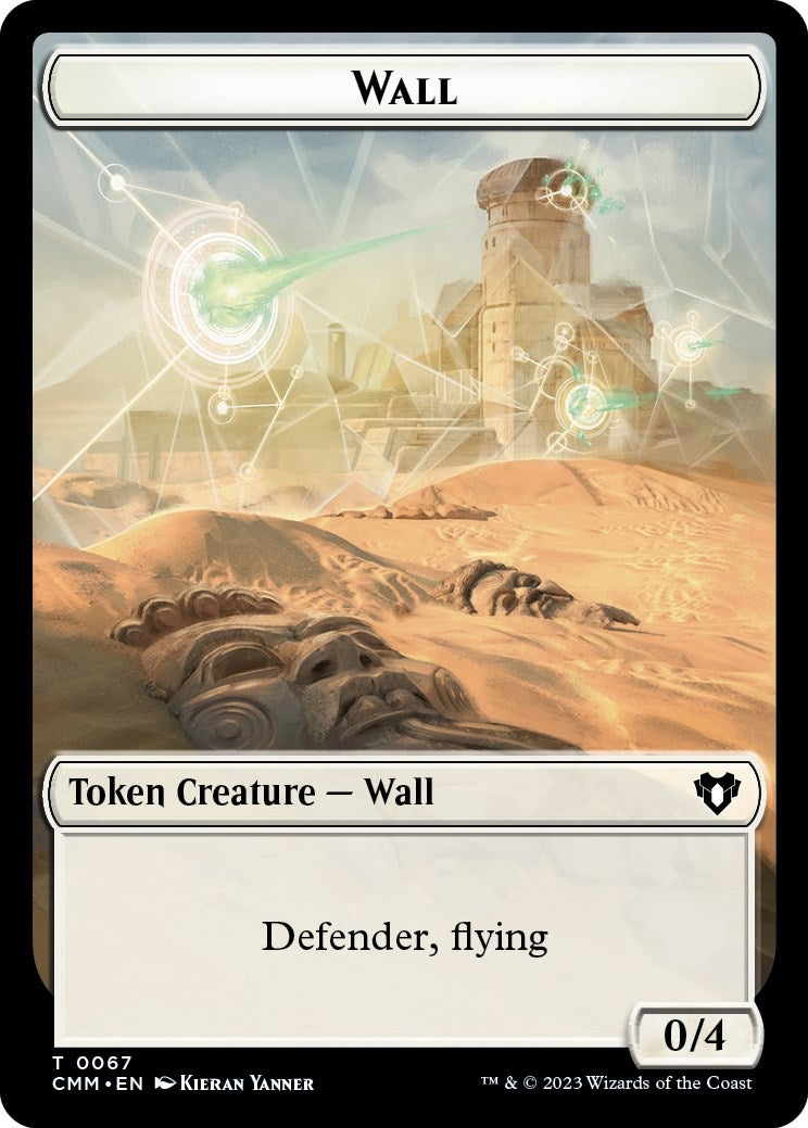 Image for Wall // Kor Ally Double-Sided Token (67 // 64) (Commander Masters) - Magic: The Gathering
