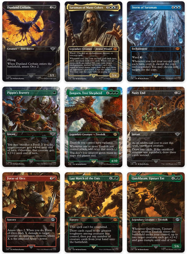 Image for Isengard Destroyed Scene [Set of 9] (411-419) (LTR) - Magic: The Gathering