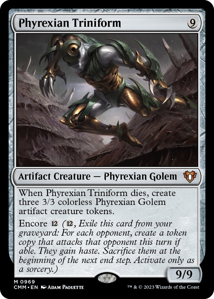 Image for Phyrexian Triniform (969) (Commander Masters) - Magic: The Gathering