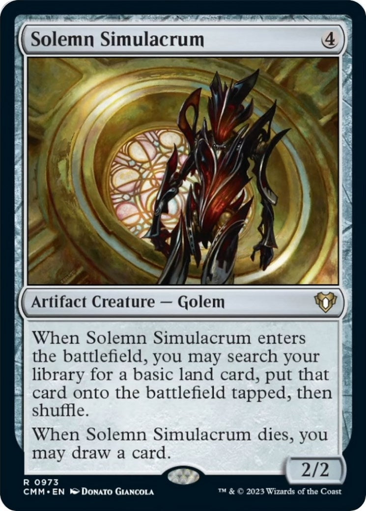 Image for Solemn Simulacrum (973) (Commander Masters) - Magic: The Gathering