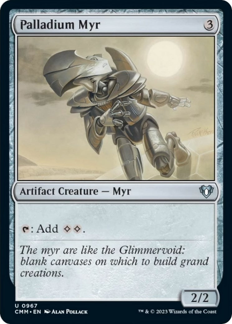 Image for Palladium Myr (967) (Commander Masters) - Magic: The Gathering