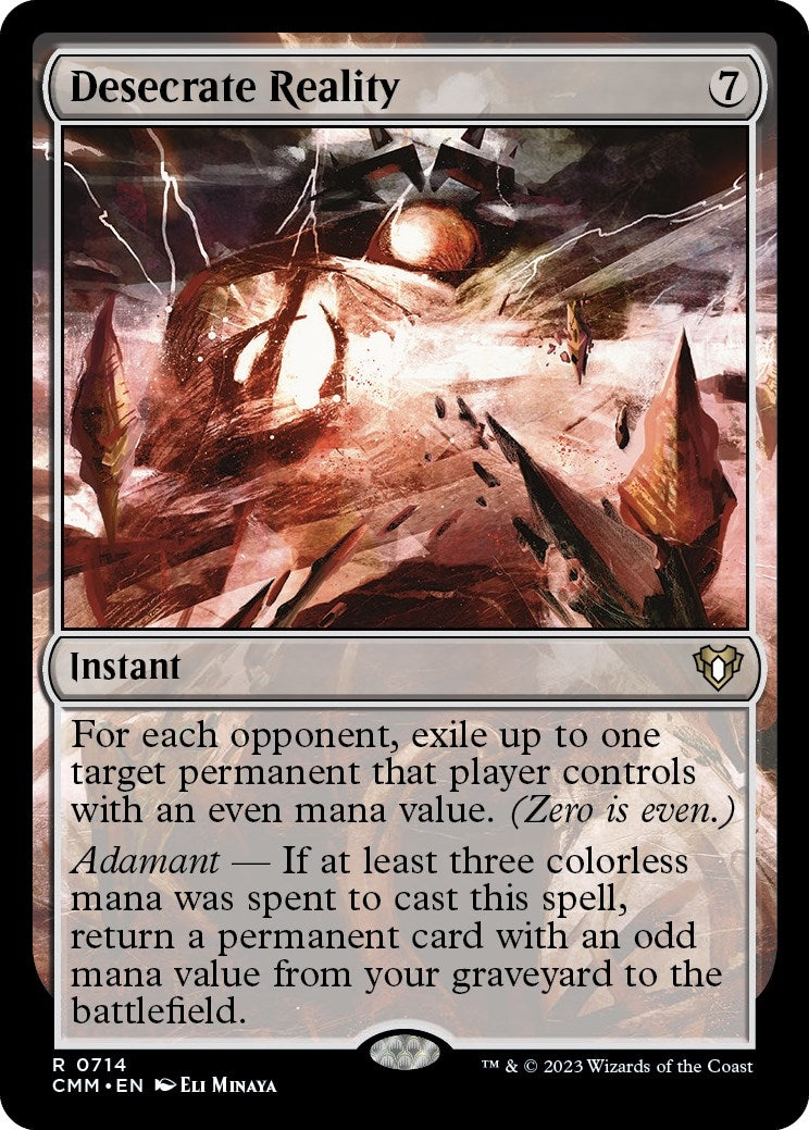 Image for Desecrate Reality (714) (Commander Masters) - Magic: The Gathering