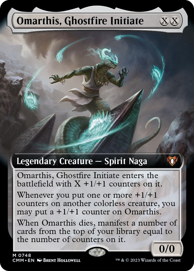 Image for Omarthis, Ghostfire Initiate (Extended Art) (748) (Commander Masters) - Magic: The Gathering