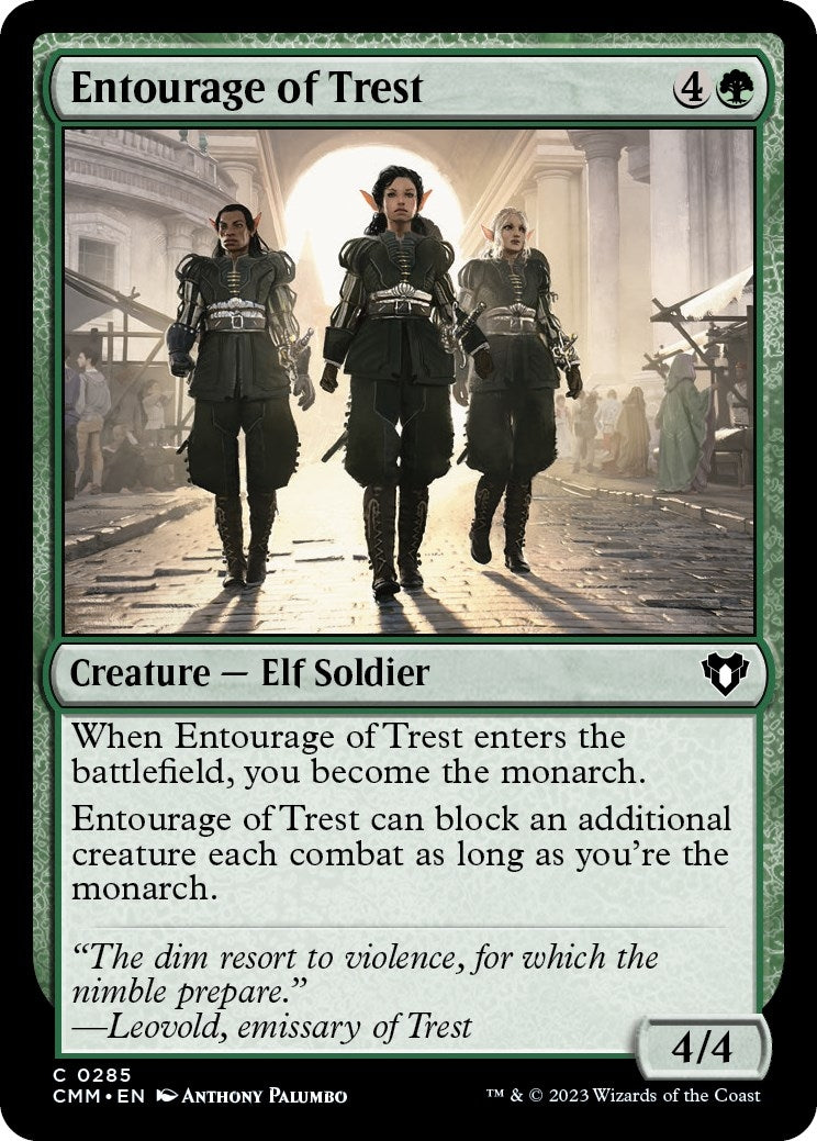 Image for Entourage of Trest (285) (Commander Masters) - Magic: The Gathering