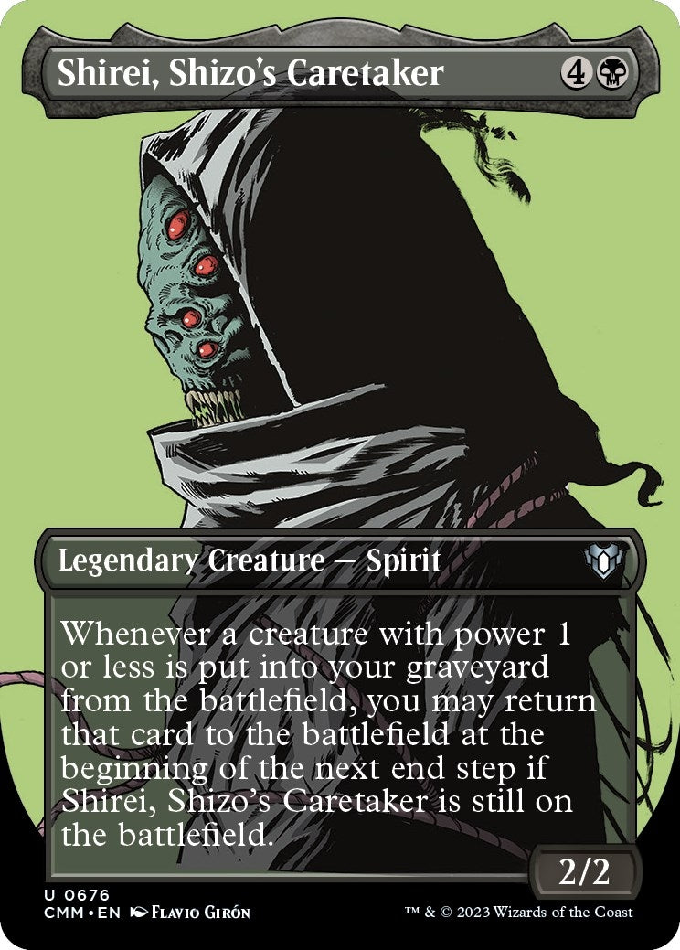 Image for Shirei, Shizo's Caretaker (Borderless) (676) (Commander Masters) - Magic: The Gathering