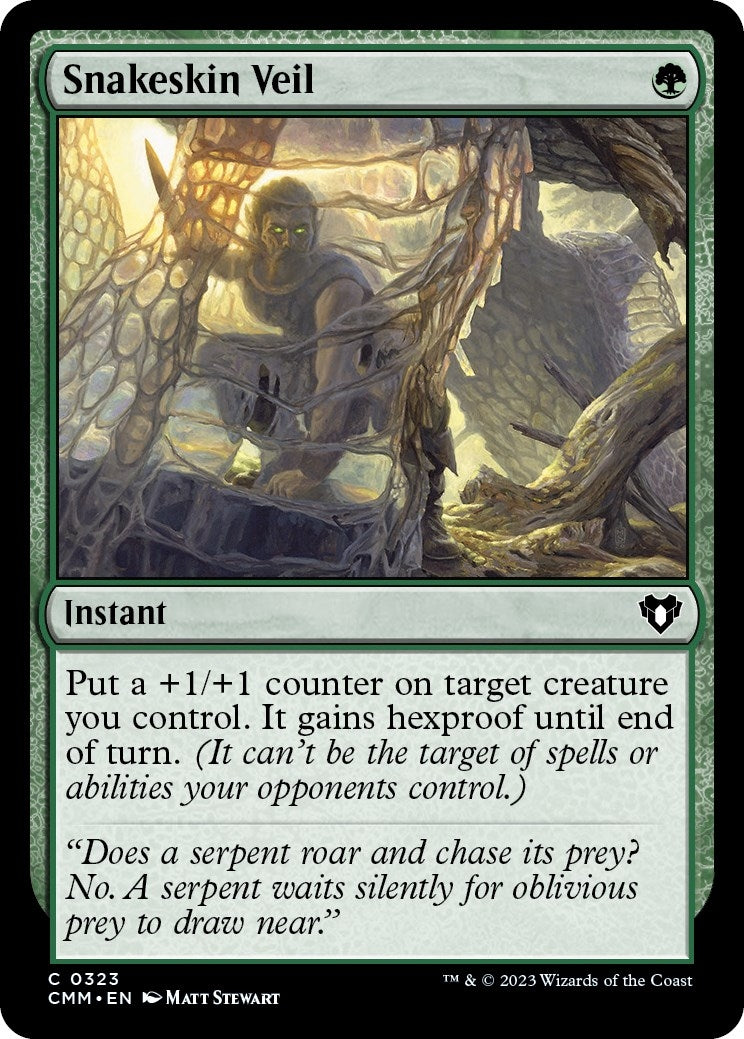 Image for Snakeskin Veil (323) (Commander Masters) - Magic: The Gathering