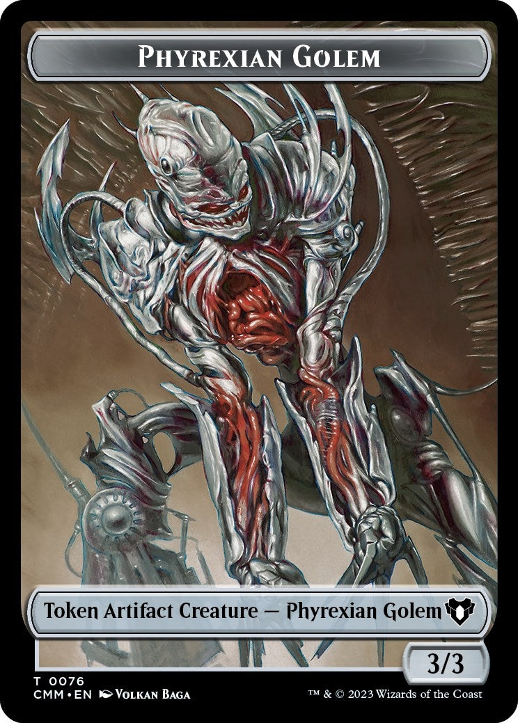 Image for Phyrexian Golem // Ox Double-Sided Token (76 // 65) (Commander Masters) - Magic: The Gathering