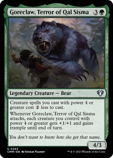 Image for Goreclaw, Terror of Qal Sisma (293) (Commander Masters) - Magic: The Gathering
