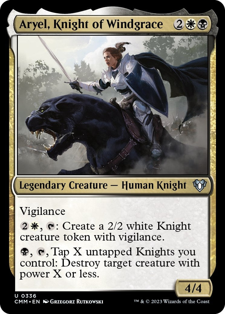 Image for Aryel, Knight of Windgrace (336) (Commander Masters) - Magic: The Gathering
