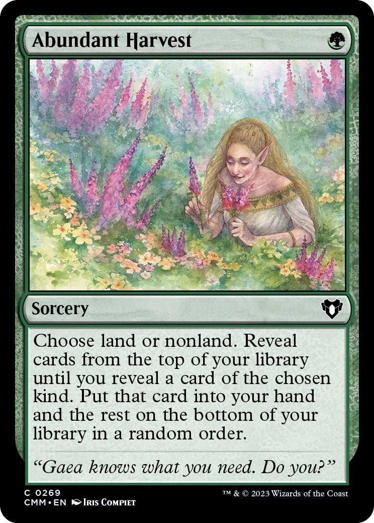 Image for Abundant Harvest (269) (Commander Masters) - Magic: The Gathering