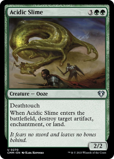 Image for Acidic Slime (270) (Commander Masters) - Magic: The Gathering