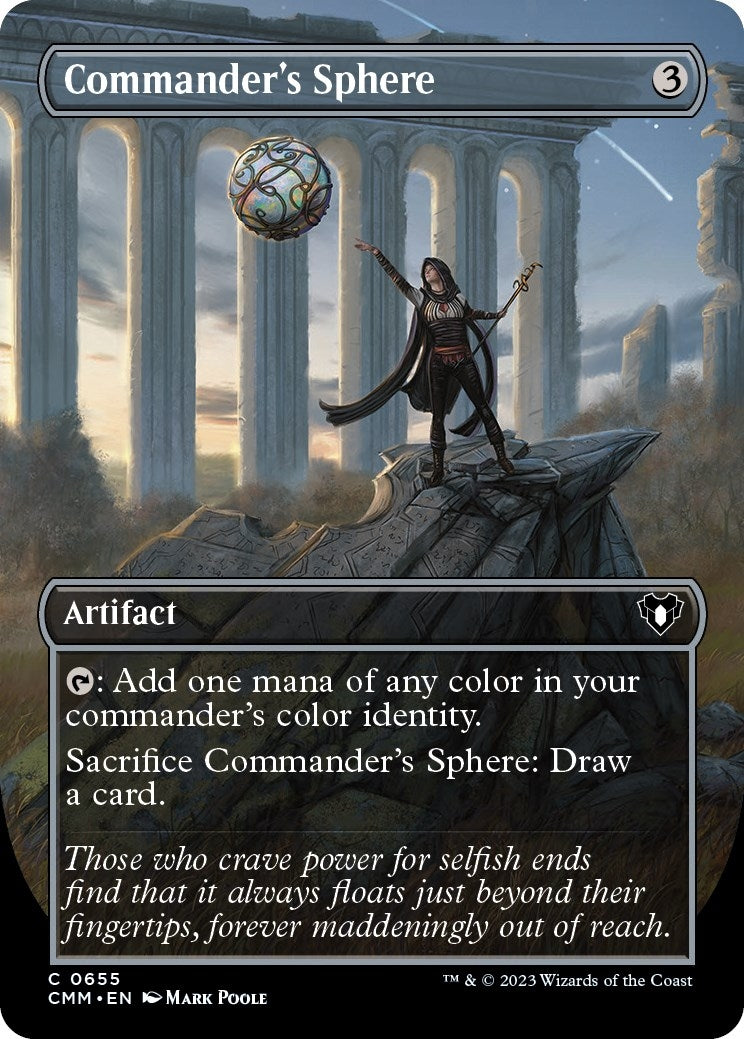 Image for Commander's Sphere (Borderless) (655) (CMM) - Magic: The Gathering
